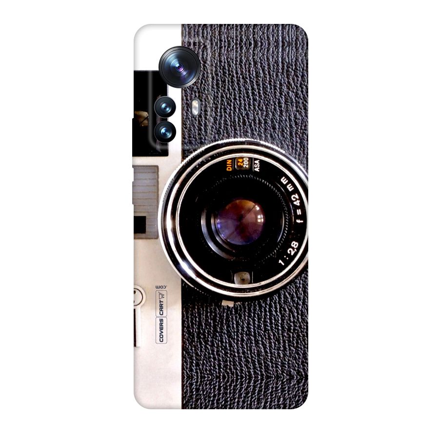 Vintage Camera Original Polycarbonate Back Case for Xiaomi 12 Pro