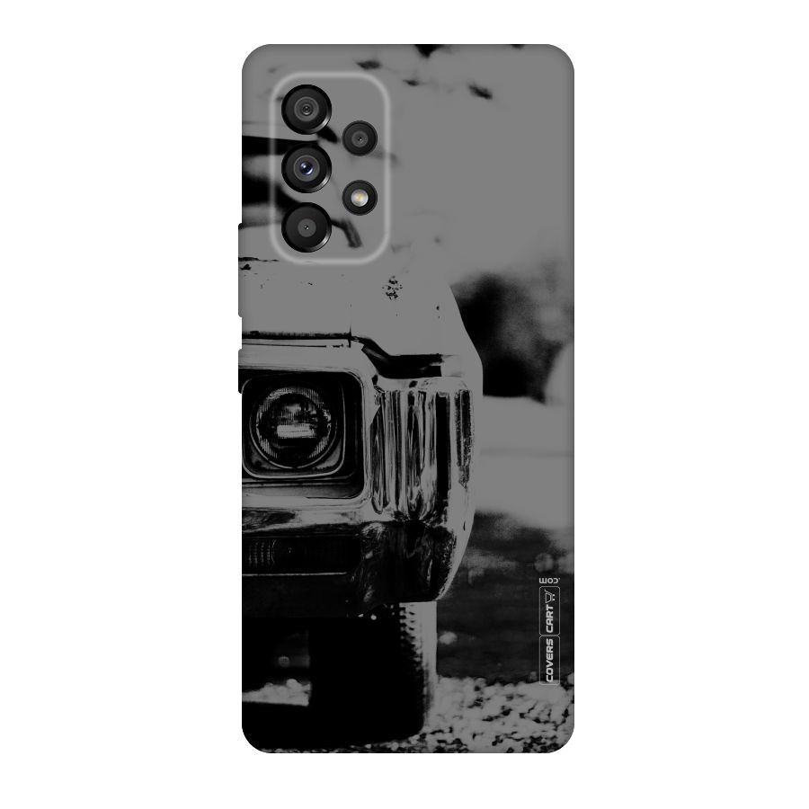 Vintage Car Black and White Original Polycarbonate Back Case for Galaxy A53 5G
