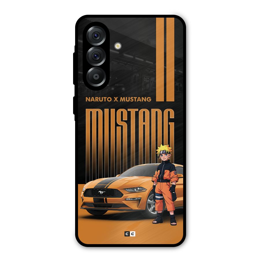 Vintage Car Boy Metal Back Case for Galaxy A36