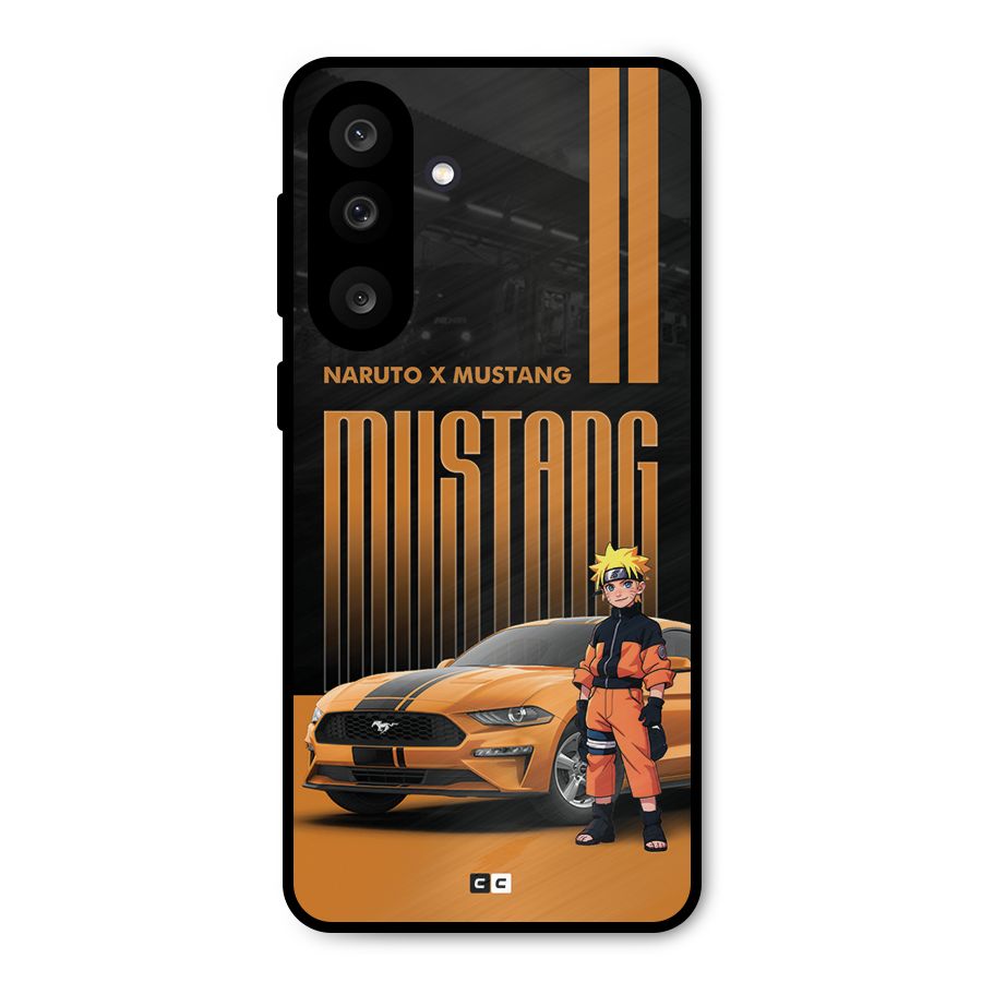 Vintage Car Boy Metal Back Case for Galaxy F56