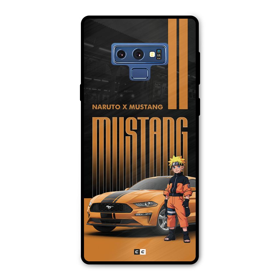 Vintage Car Boy Metal Back Case for Galaxy Note 9