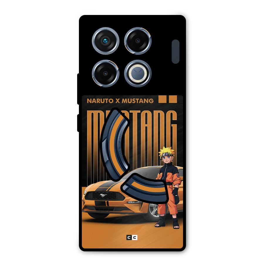 Vintage Car Boy Metal Back Case for Infinix GT 20 Pro