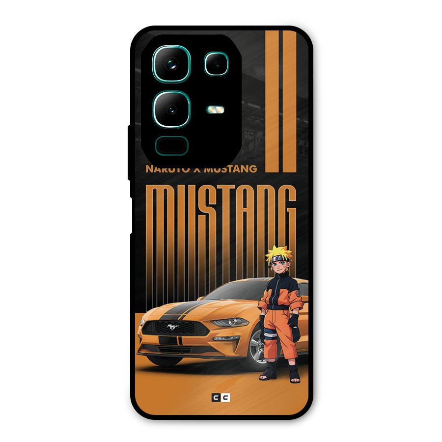 Vintage Car Boy Metal Back Case for Infinix Note 50x
