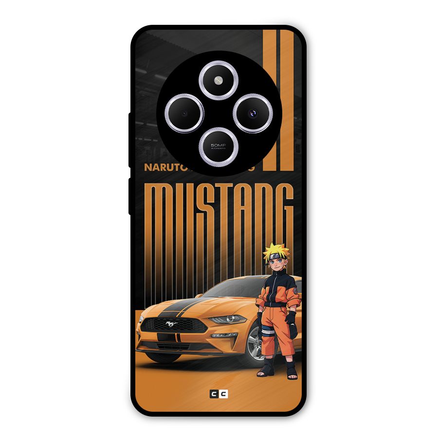 Vintage Car Boy Metal Back Case for Poco C75 5G