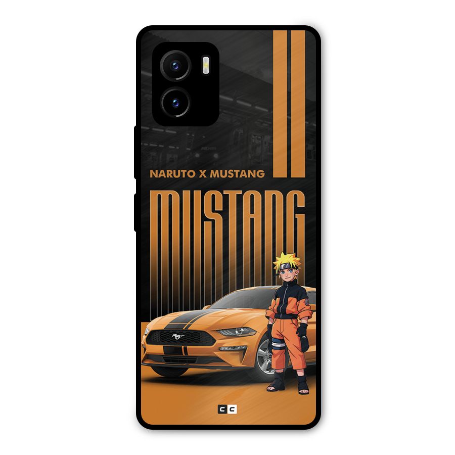 Vintage Car Boy Metal Back Case for Vivo Y15s