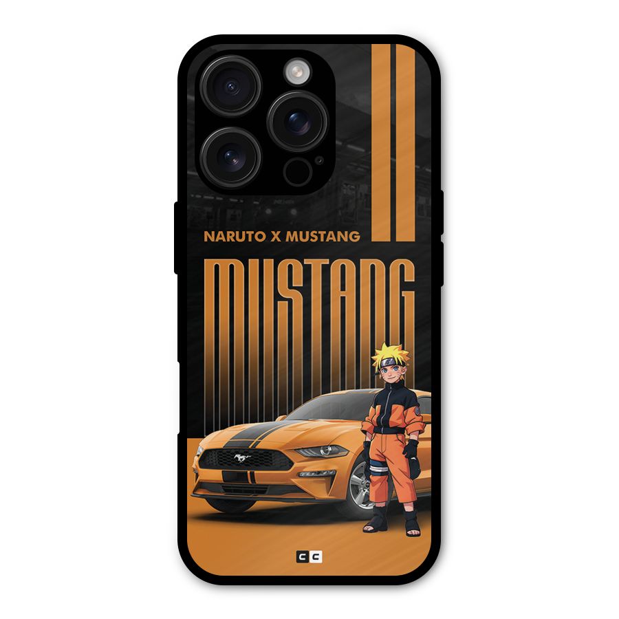 Vintage Car Boy Metal Back Case for iPhone 16 Pro