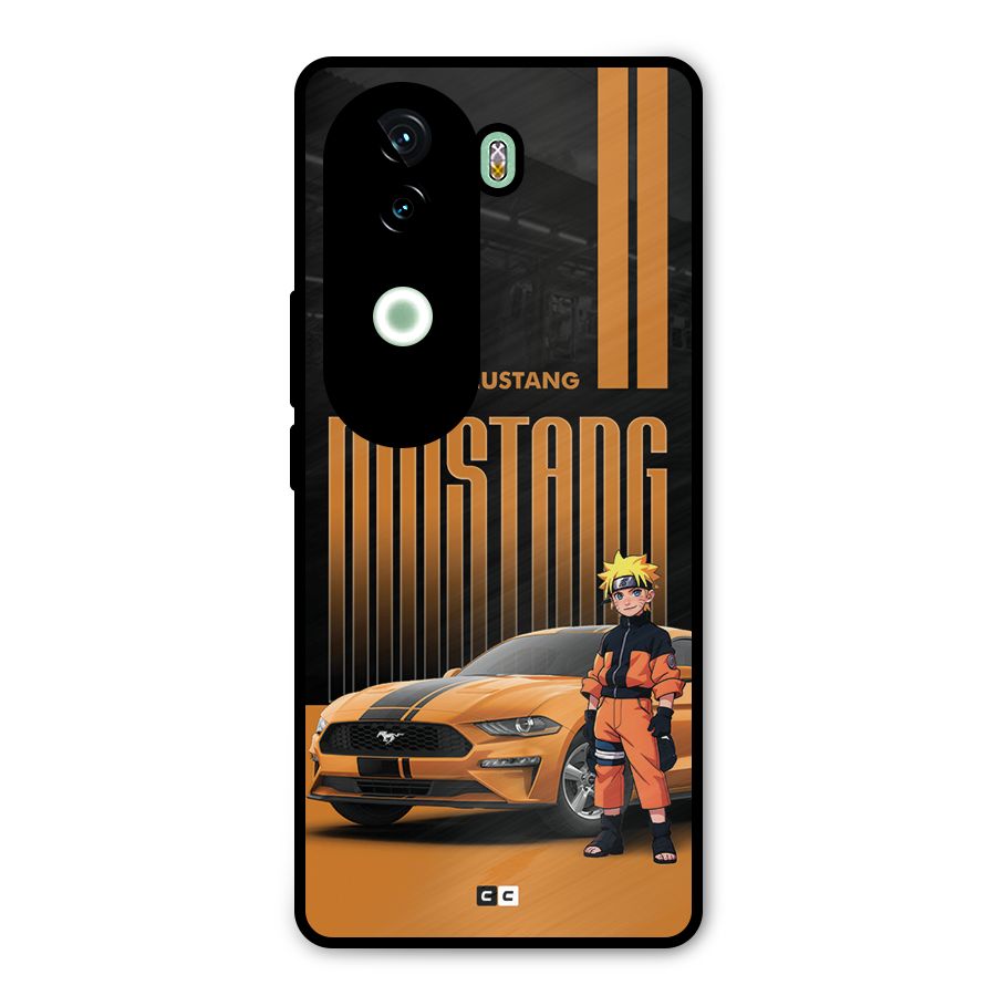 Vintage Car Boy Metal Back Case for iQOO Z9s