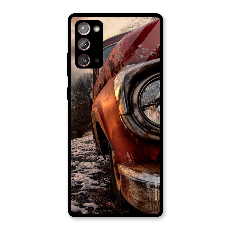 Vintage Car Headlight Glass Back Case for Galaxy Note 20