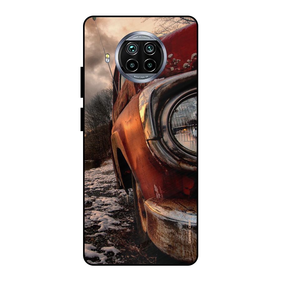 Vintage Car Headlight Metal Back Case for Mi 10i