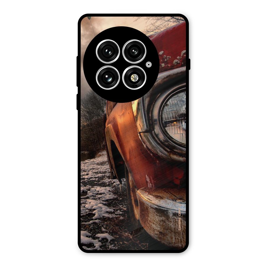 Vintage Car Headlight Metal Back Case for OnePlus 13