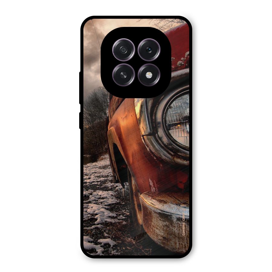 Vintage Car Headlight Metal Back Case for Oppo F29