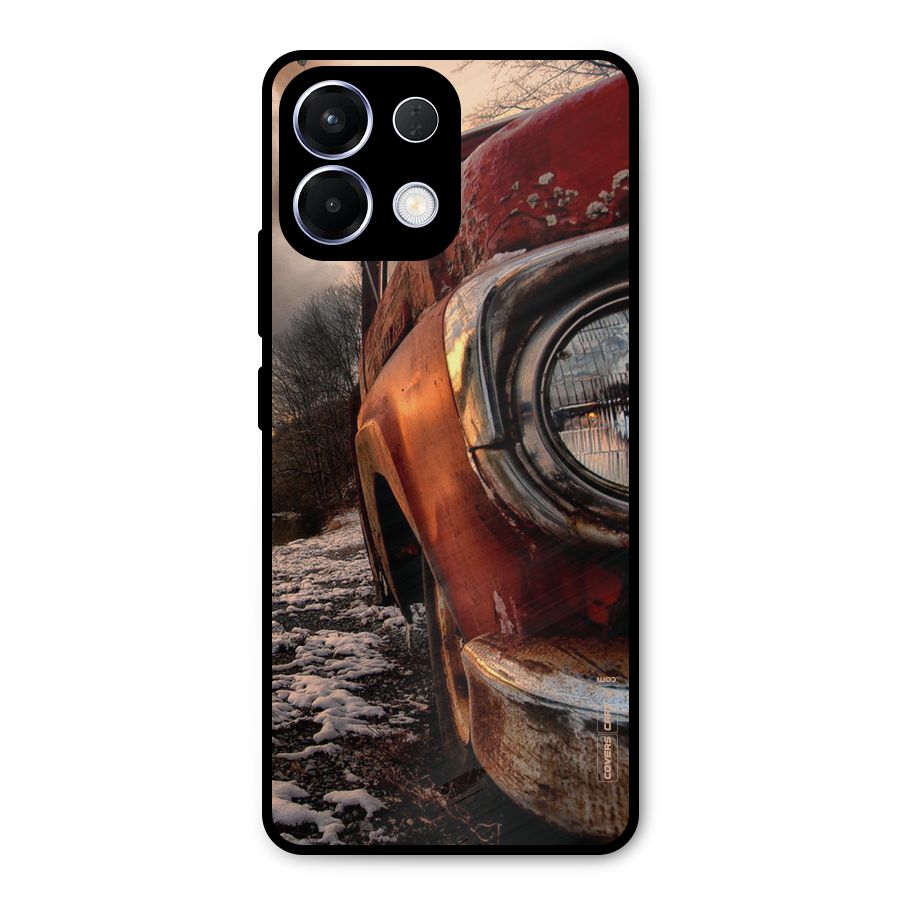 Vintage Car Headlight Metal Back Case for Oppo K13