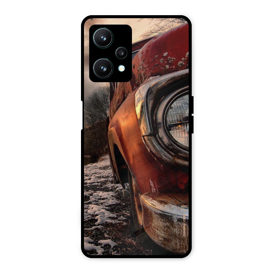 Vintage Car Headlight Metal Back Case for Realme 9 Pro 5G