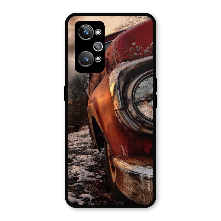 Vintage Car Headlight Metal Back Case for Realme GT Neo2