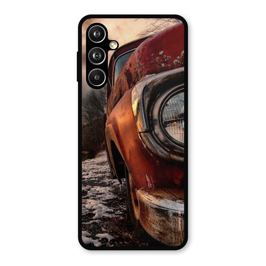 Vintage Car Headlight Metal Back Case for Samsung Galaxy M54