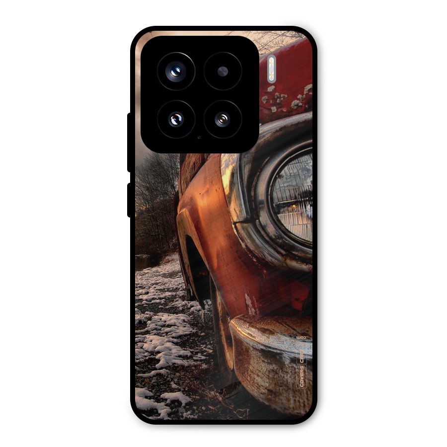 Vintage Car Headlight Metal Back Case for Xiaomi 15