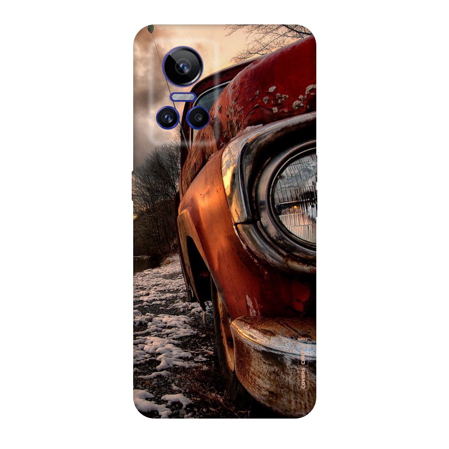 Vintage Car Headlight Original Polycarbonate Back Case for Realme GT Neo 3