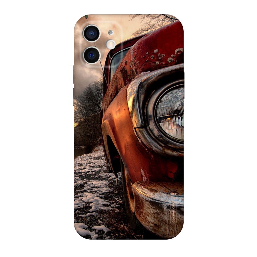Vintage Car Headlight Original Polycarbonate Back Case for iPhone 12