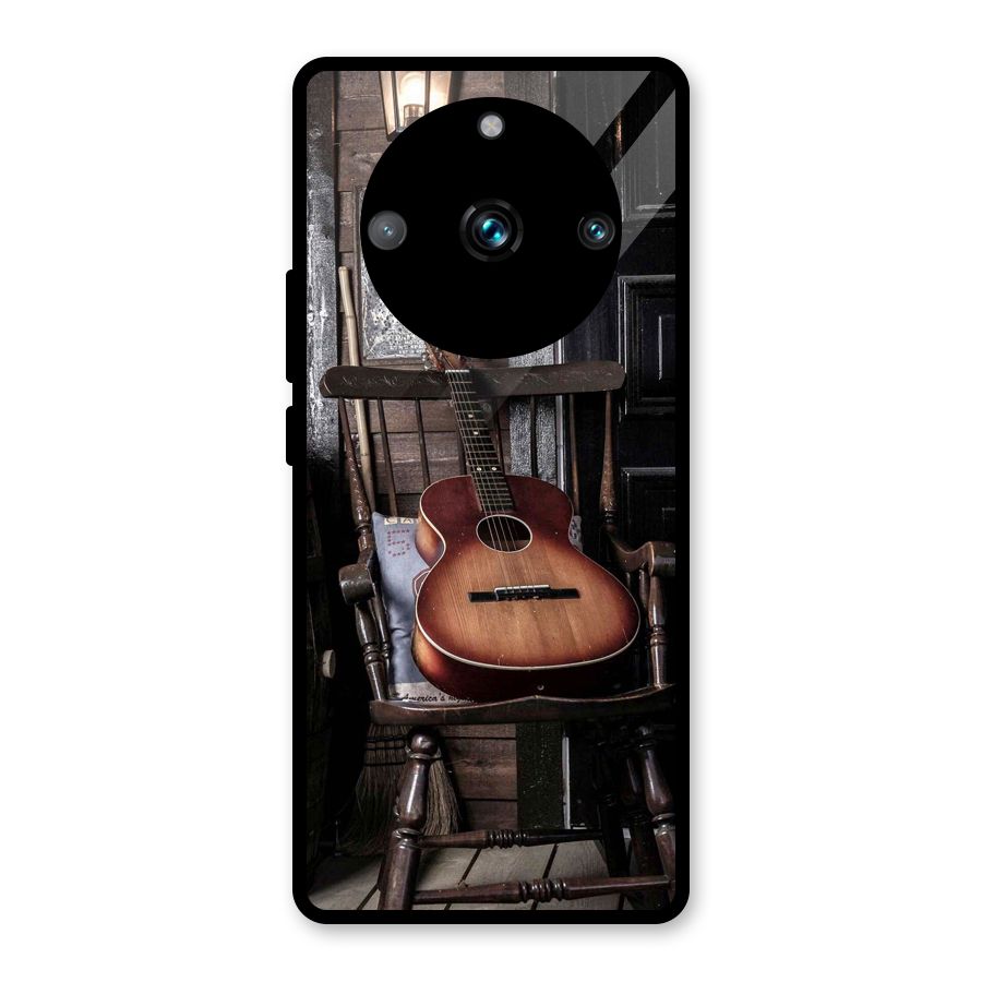 Vintage Chair Guitar Glass Back Case for Realme 11 Pro Plus