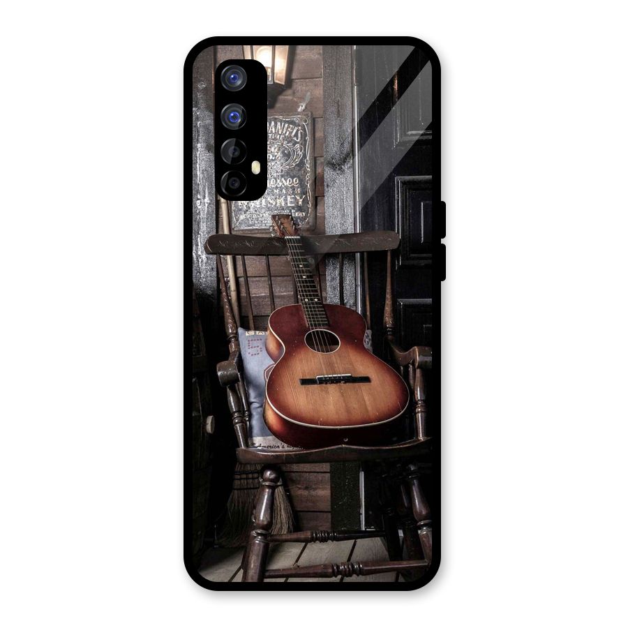 Vintage Chair Guitar Glass Back Case for Realme 7