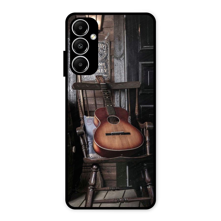 Vintage Chair Guitar Metal Back Case for Galaxy A05s