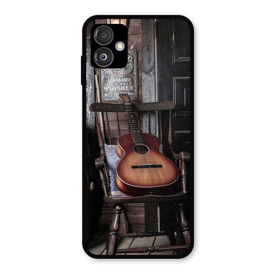 Vintage Chair Guitar Metal Back Case for Galaxy F14