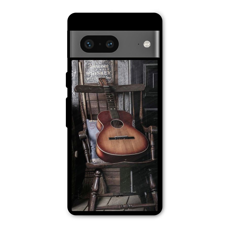 Vintage Chair Guitar Metal Back Case for Google Pixel 7