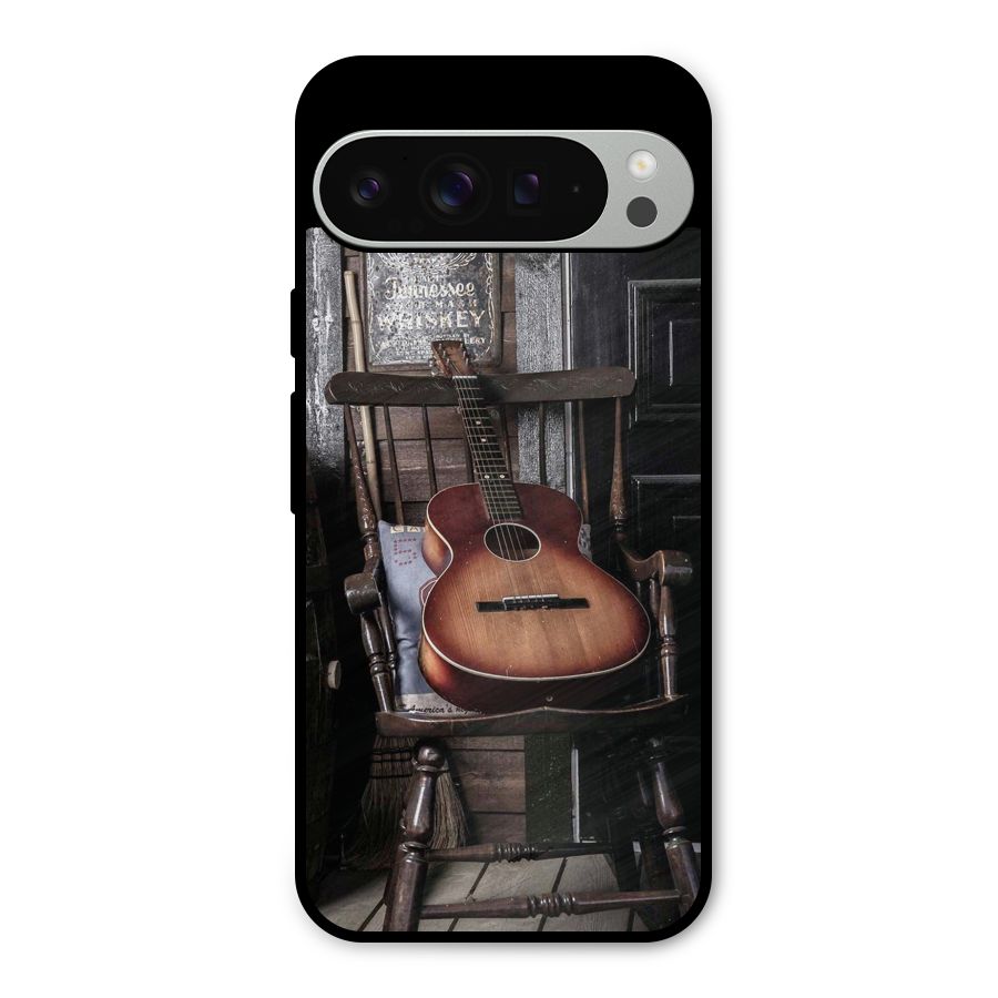 Vintage Chair Guitar Metal Back Case for Google Pixel 9 Pro XL