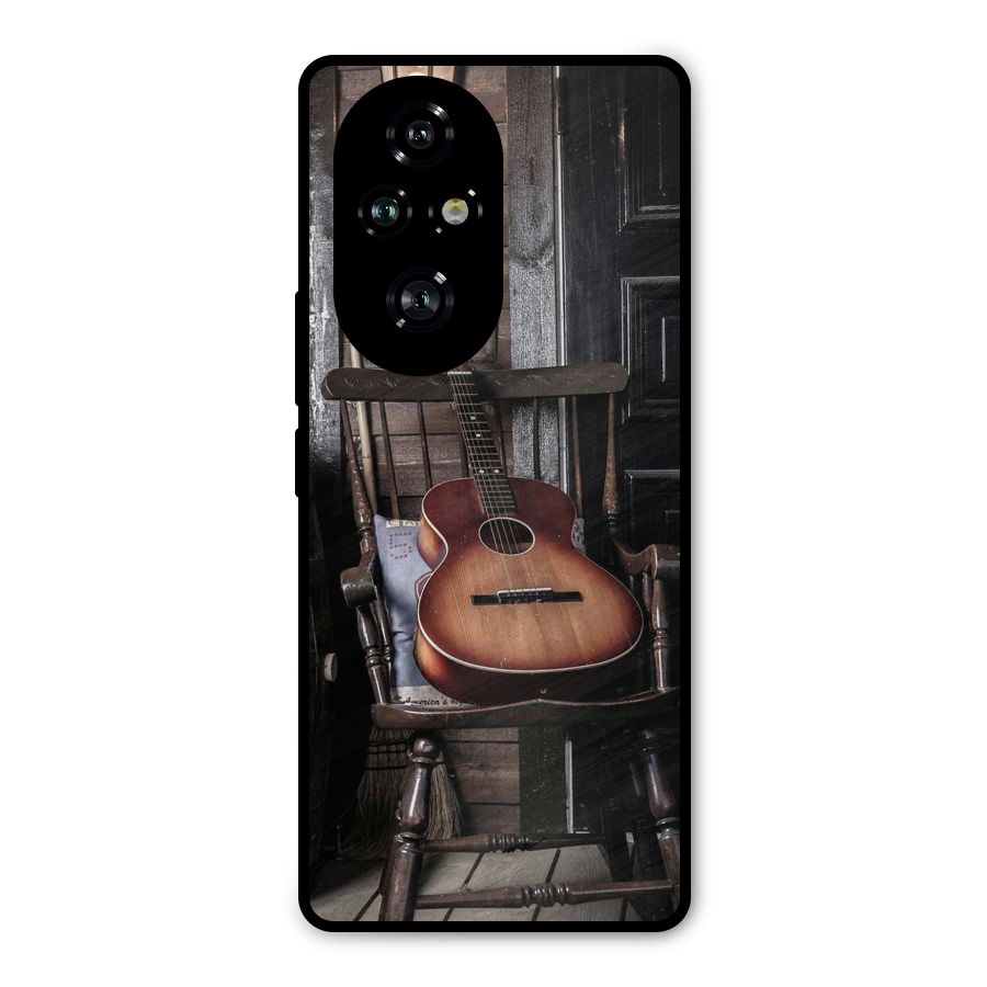 Vintage Chair Guitar Metal Back Case for Honor 200 Pro