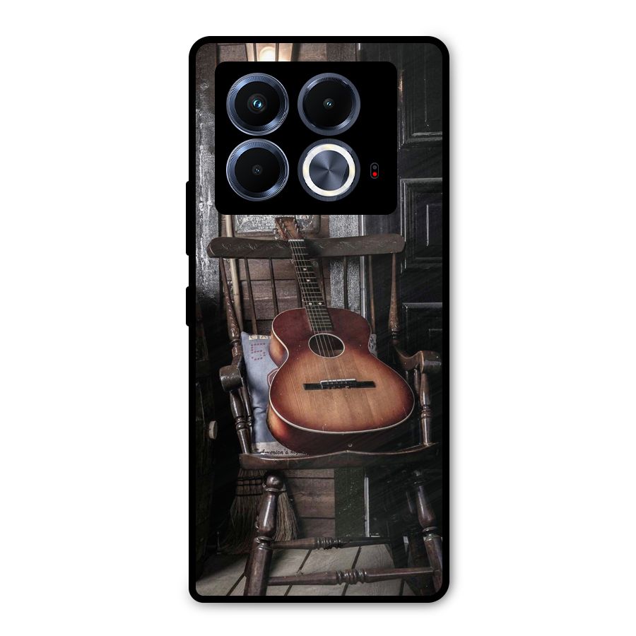 Vintage Chair Guitar Metal Back Case for Infinix Note 40 5G