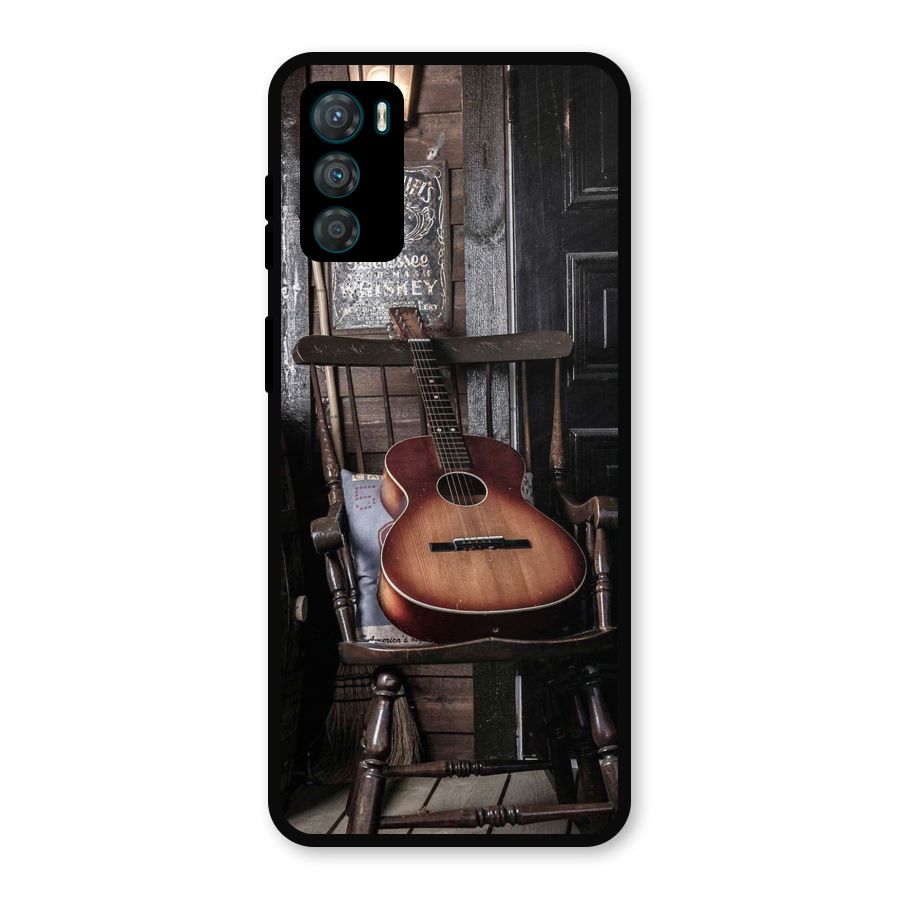 Vintage Chair Guitar Metal Back Case for Moto G42
