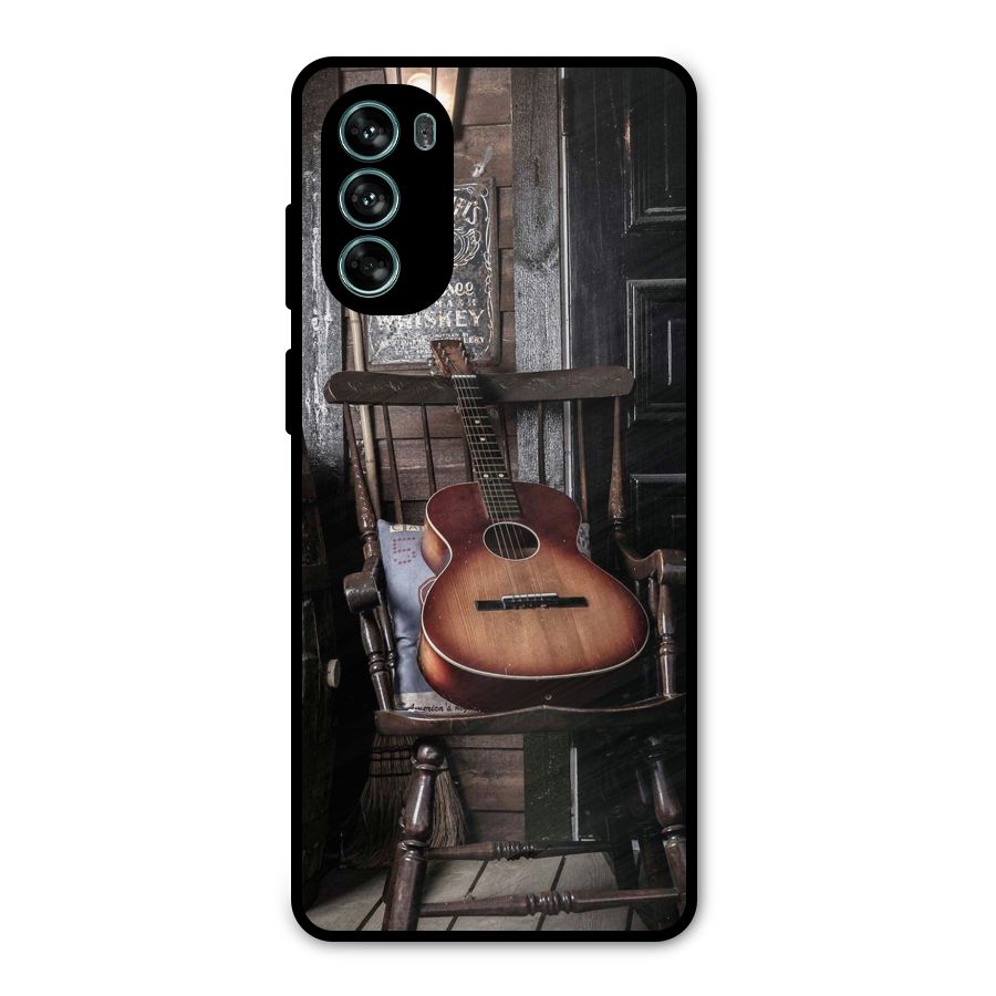Vintage Chair Guitar Metal Back Case for Moto G62