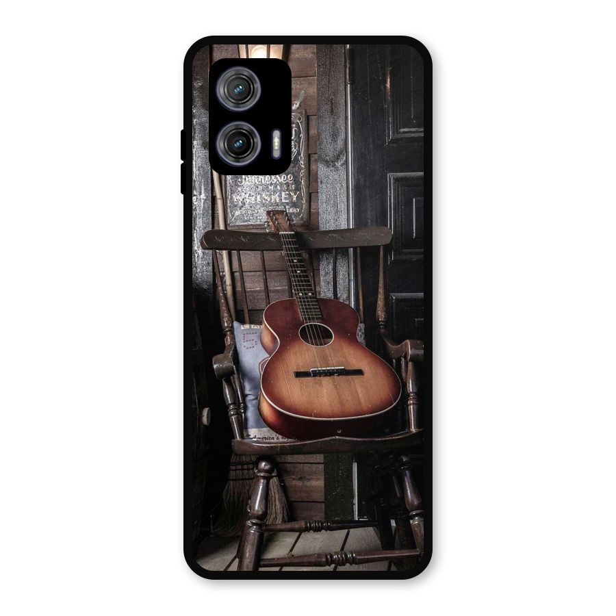 Vintage Chair Guitar Metal Back Case for Moto G73