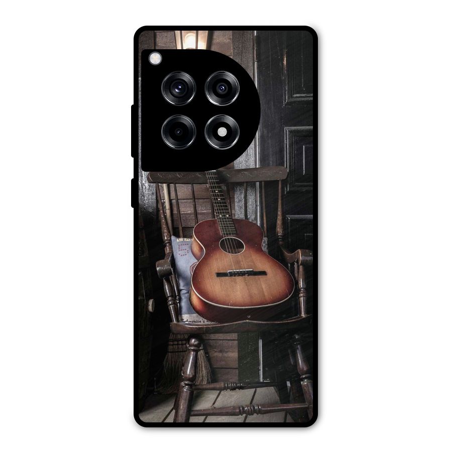 Vintage Chair Guitar Metal Back Case for OnePlus 12R