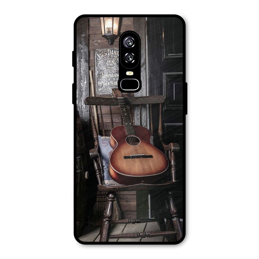 Vintage Chair Guitar Metal Back Case for OnePlus 6