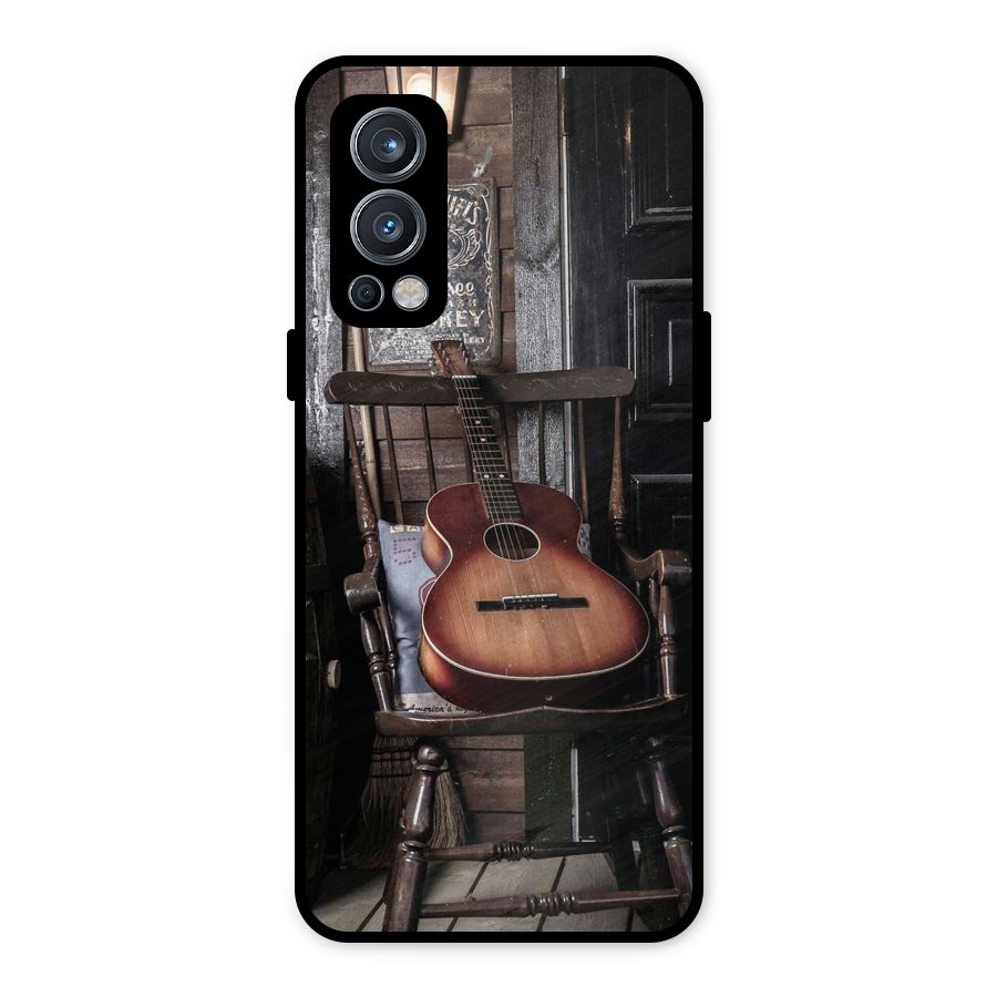 Vintage Chair Guitar Metal Back Case for OnePlus Nord 2 5G