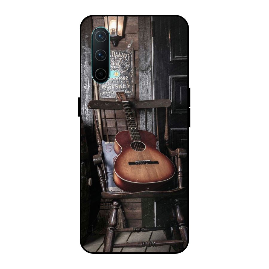 Vintage Chair Guitar Metal Back Case for OnePlus Nord CE 5G