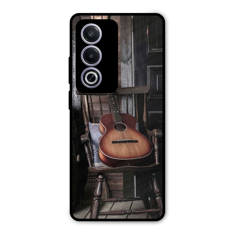 Vintage Chair Guitar Metal Back Case for Oppo A3 Pro