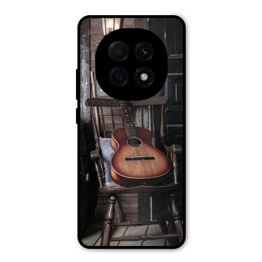 Vintage Chair Guitar Metal Back Case for Oppo F29 Pro