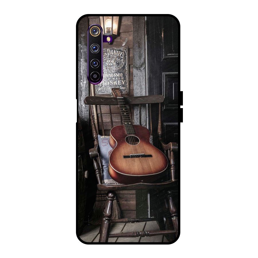 Vintage Chair Guitar Metal Back Case for Realme 6 Pro