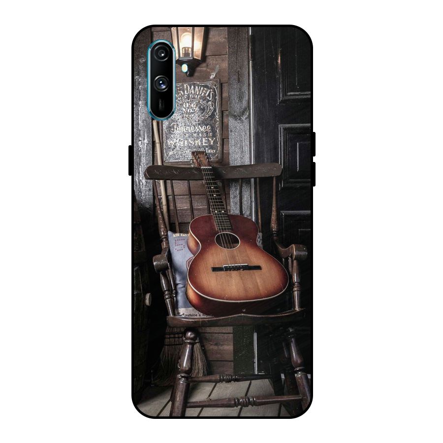 Vintage Chair Guitar Metal Back Case for Realme C3