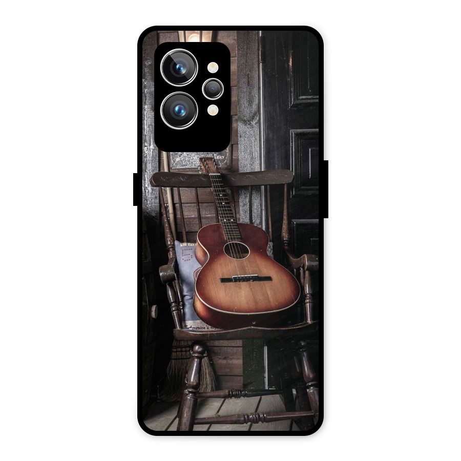 Vintage Chair Guitar Metal Back Case for Realme GT2 Pro