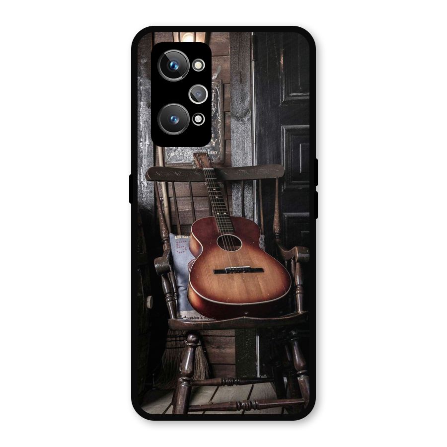 Vintage Chair Guitar Metal Back Case for Realme GT 2