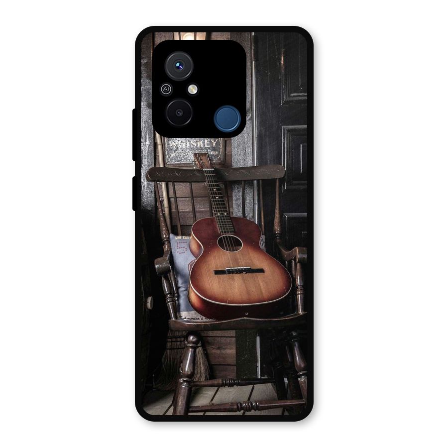 Vintage Chair Guitar Metal Back Case for Redmi 12C