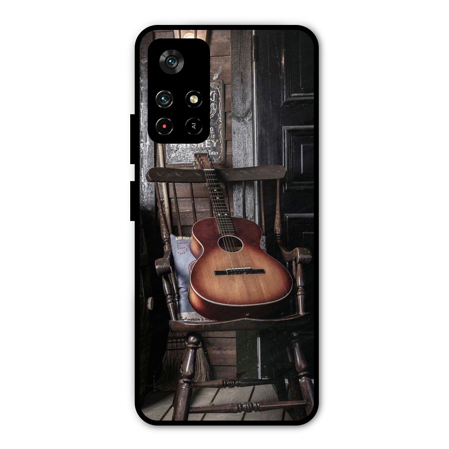 Vintage Chair Guitar Metal Back Case for Redmi Note 11T 5G