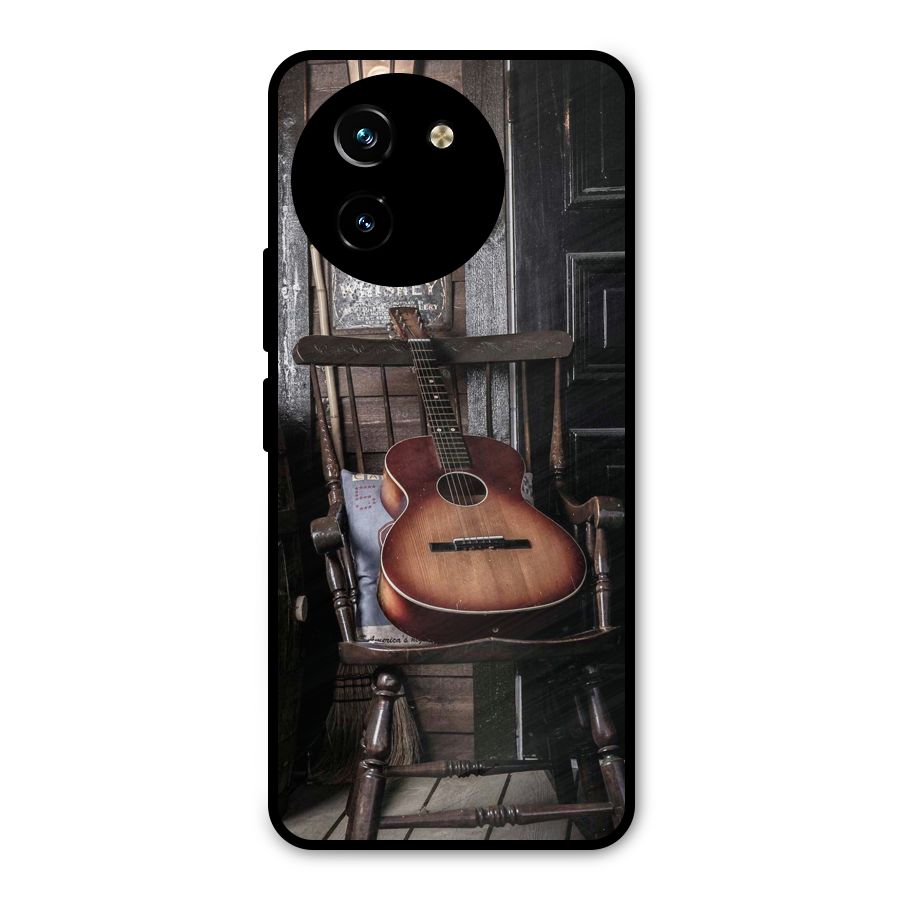 Vintage Chair Guitar Metal Back Case for Vivo T3x