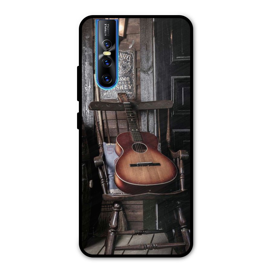 Vintage Chair Guitar Metal Back Case for Vivo V15 Pro