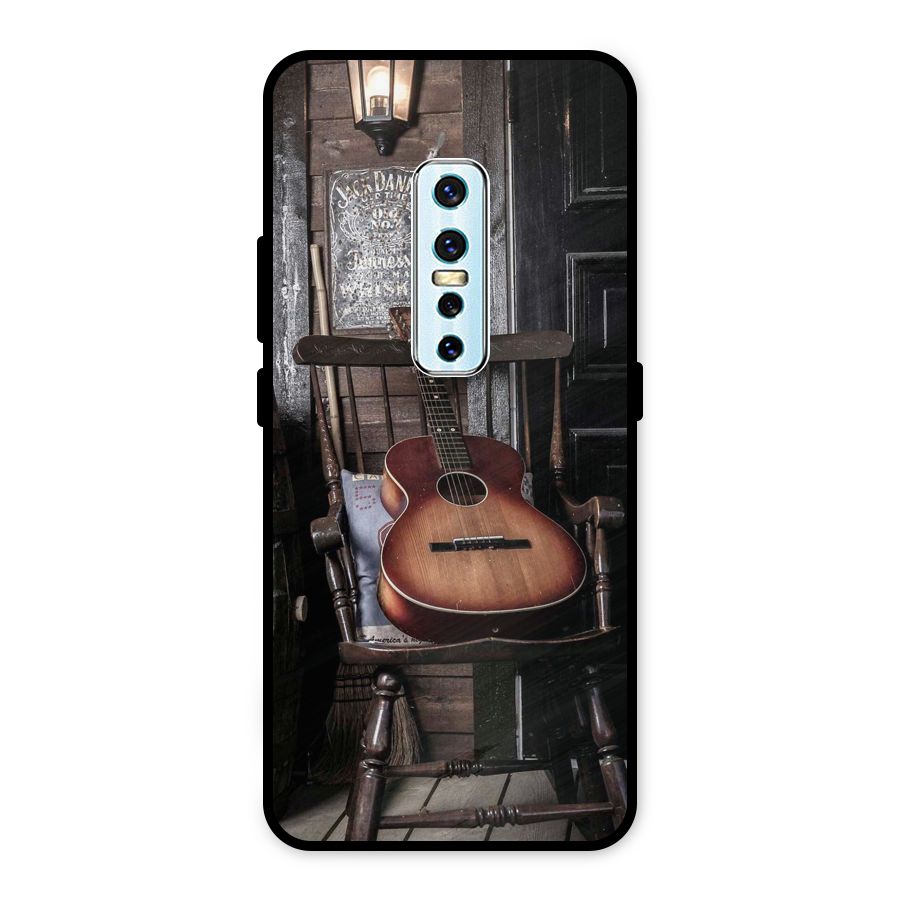 Vintage Chair Guitar Metal Back Case for Vivo V17 Pro