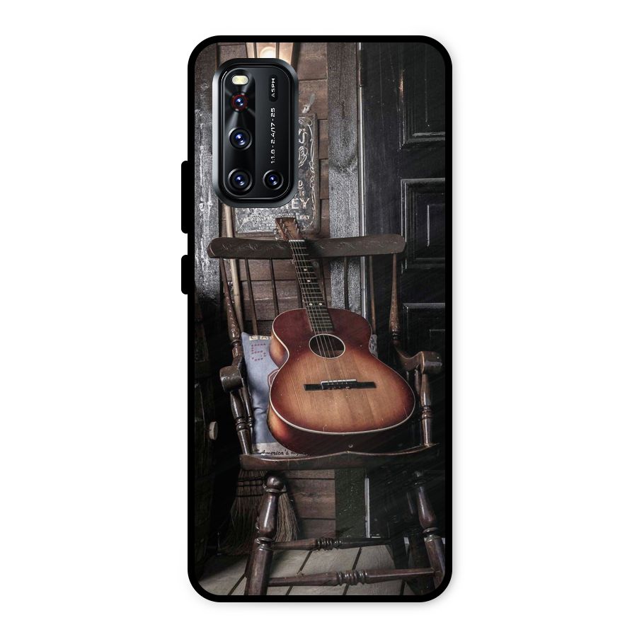 Vintage Chair Guitar Metal Back Case for Vivo V19