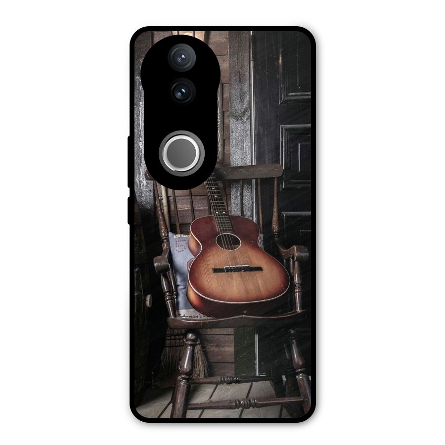 Vintage Chair Guitar Metal Back Case for Vivo V50e